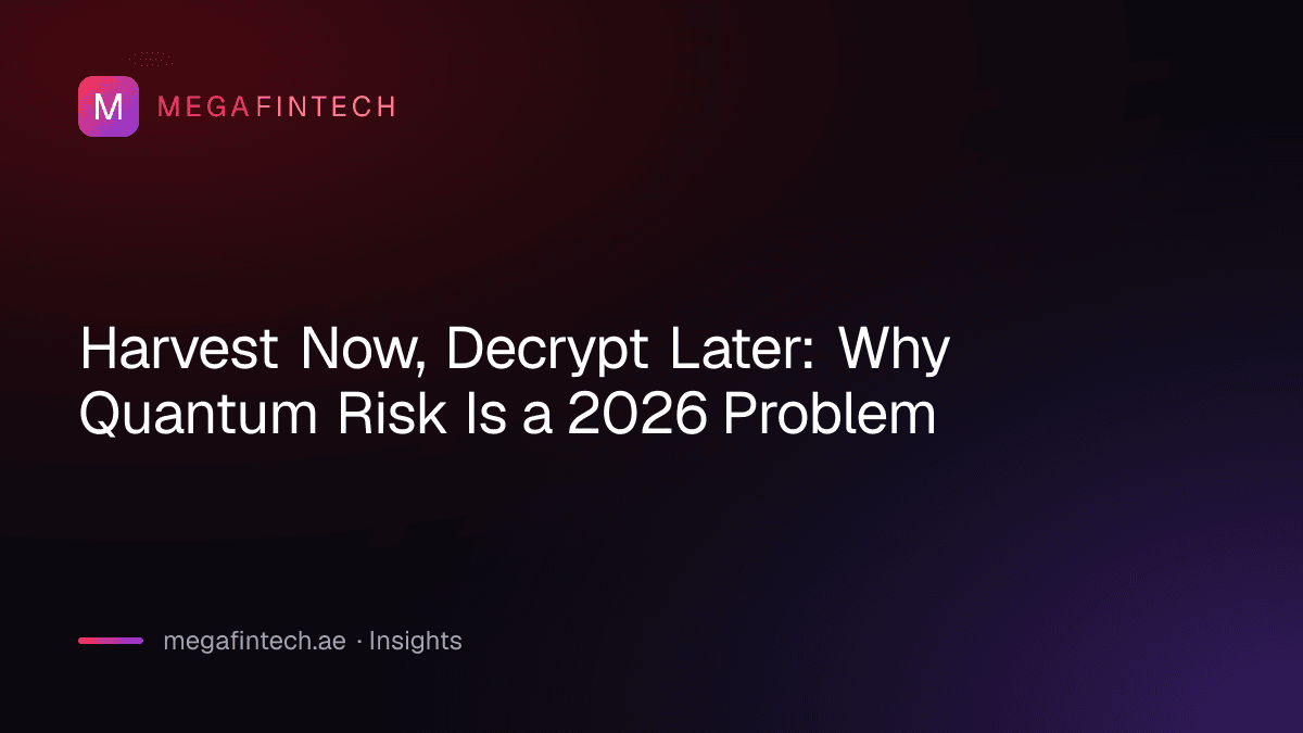 Harvest Now, Decrypt Later: Why Quantum Risk Is a 2026 Problem